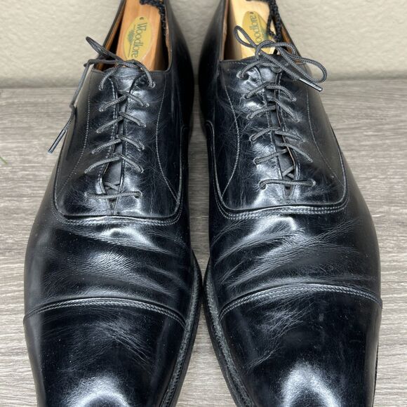 Church's Custom Grade Black Leather Cap Toe Oxford Dress Shoes Mens US 11.5 B - Picture 5 of 15